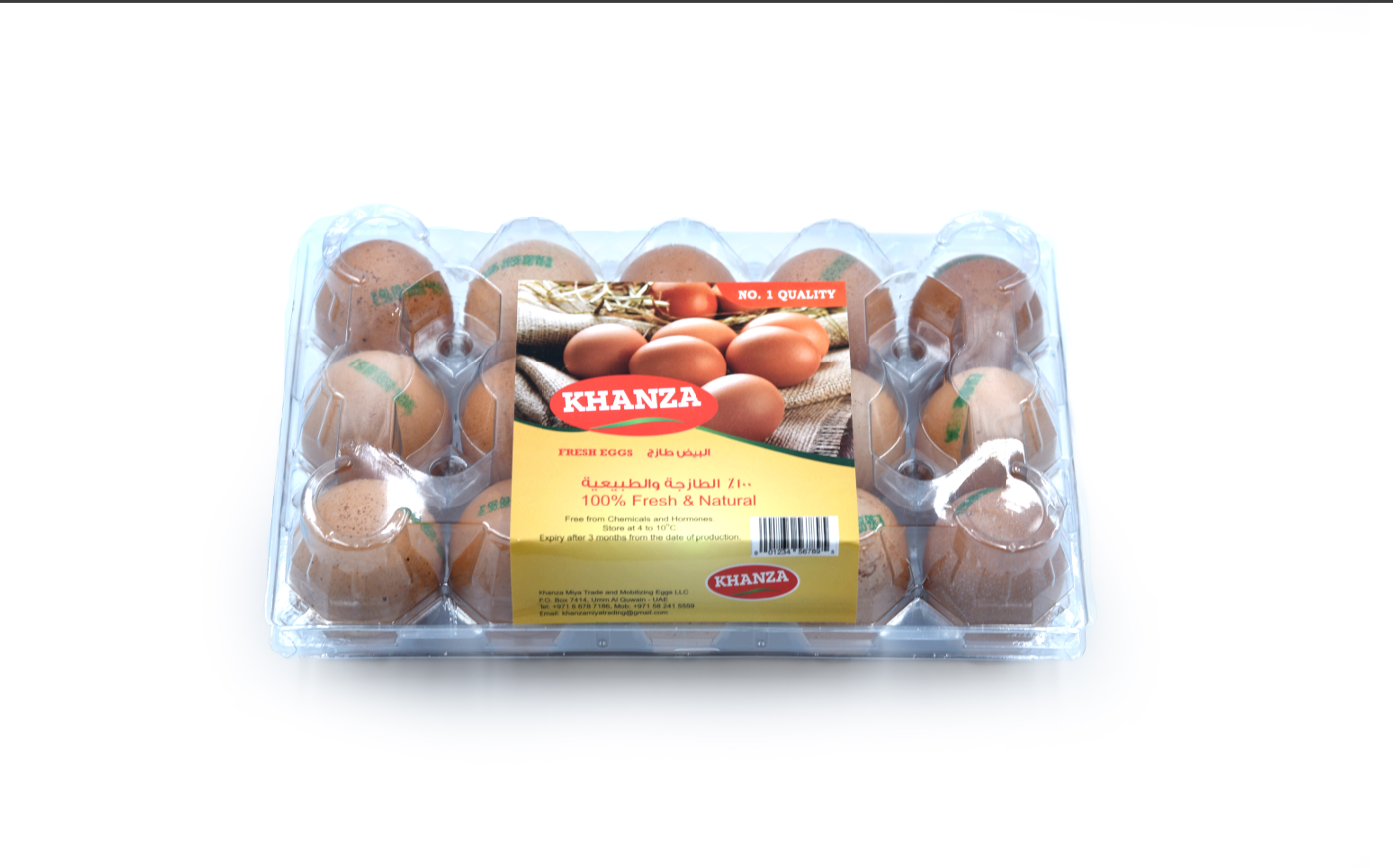 Kanza 15pcs Brown Eggs